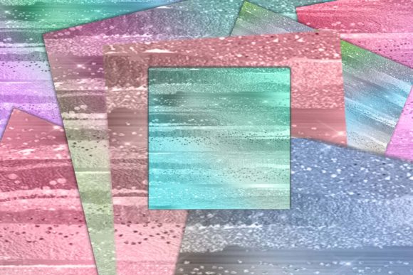Gorgeous Metallic Glitter Foil Gradients