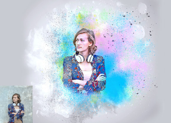 Integrating the Spray Art Photoshop Action into Your Creative Workflow