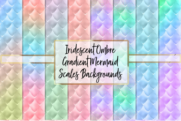 Iridescent Ombre Gradient Mermaid Scales: A Guide to Digital Textures