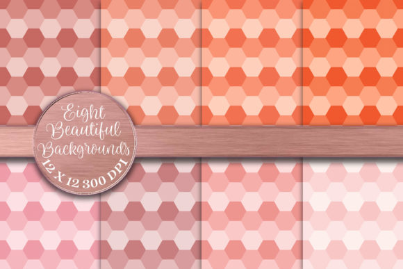Orange and Pink Honeycomb Collection