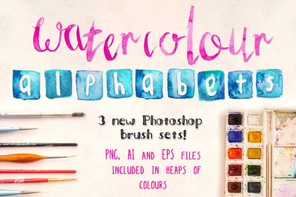 Revitalizing Digital Design with Authentic Watercolor Alphabets