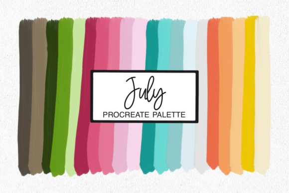 Strategic Application of the July Procreate Color Palette Summer for Digital Creators