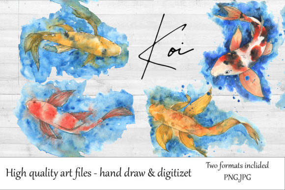 Watercolor Clipart Koi Carp Japan Sublim: A Creative Resource Guide