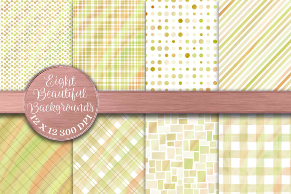 Yellow & Gold Patterned Backgrounds